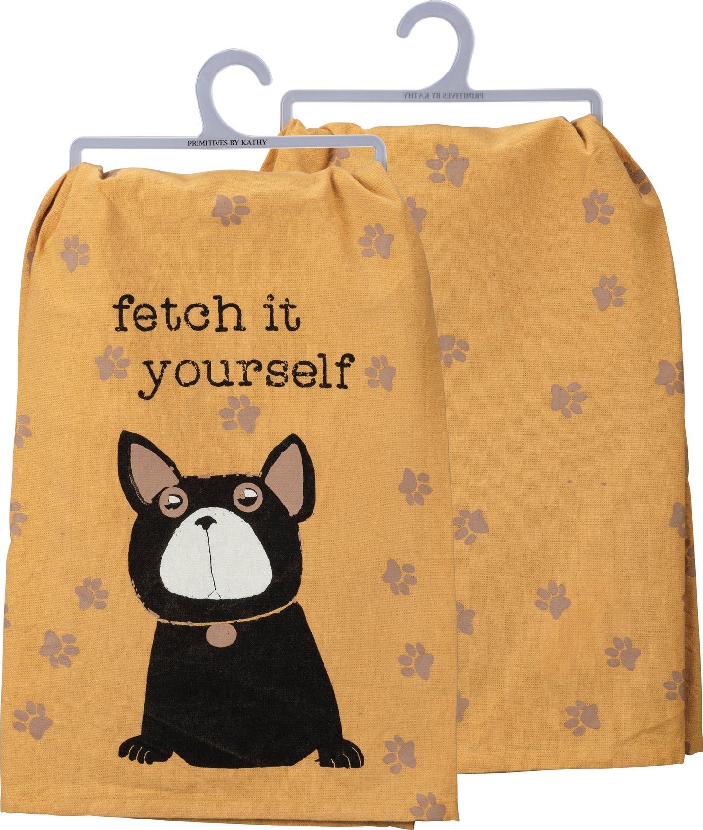 Fetch It Yourself Dog Lover Dish Cloth Towel | 28" Square