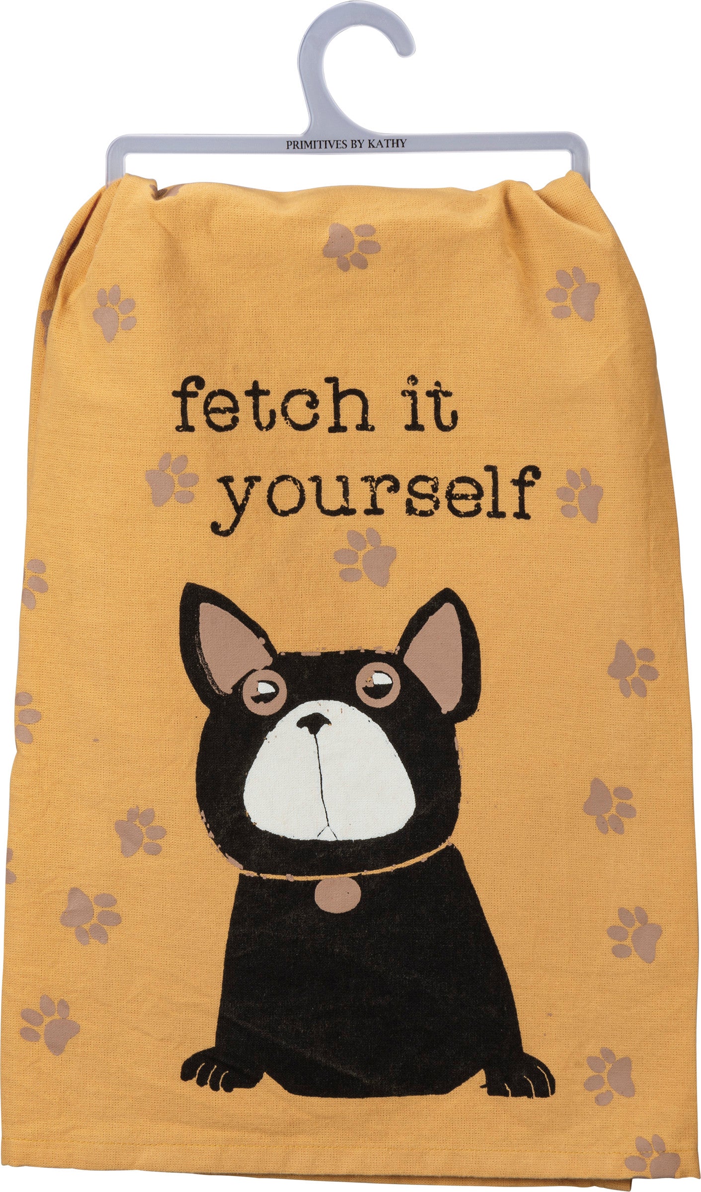 Fetch It Yourself Dog Lover Dish Cloth Towel | 28" Square