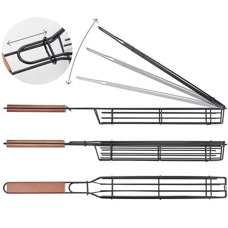 BBQ Grill Mesh Stainless Steel Tools Kitchen Accessories