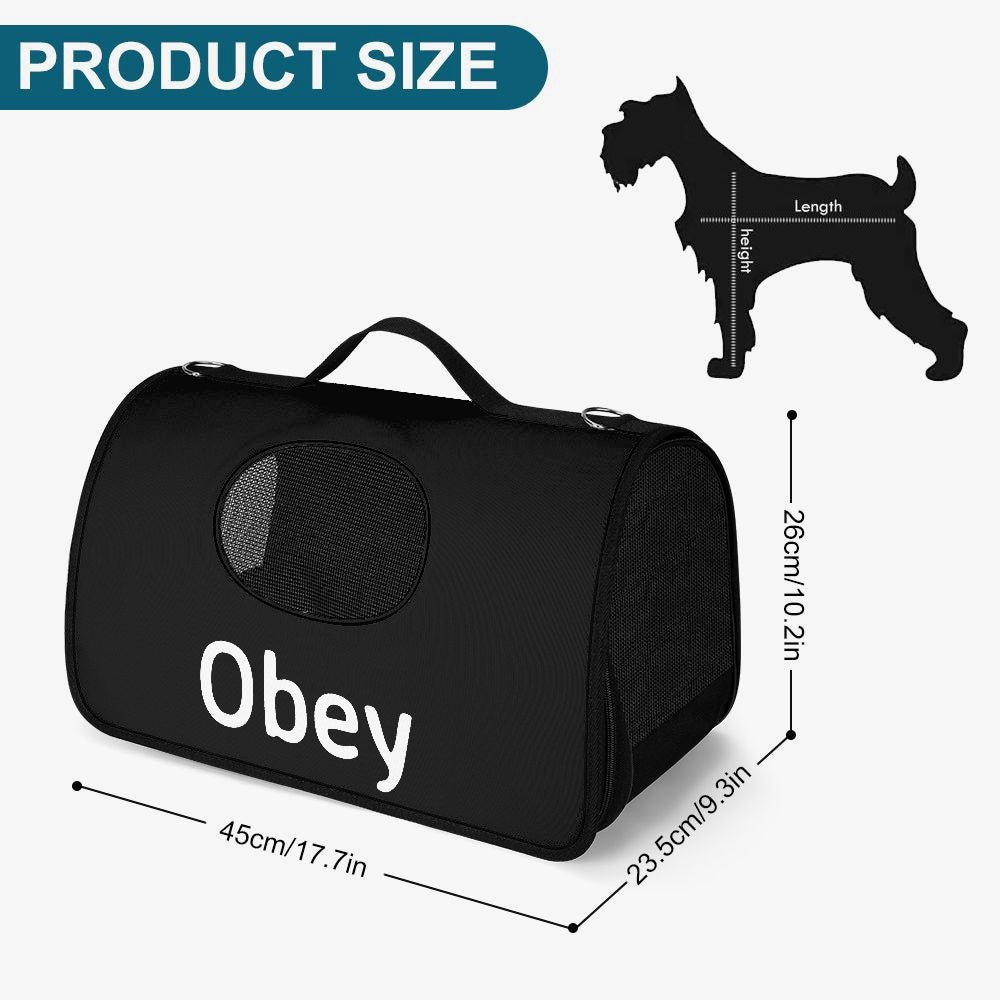 Pet Carrier Bag - Obey