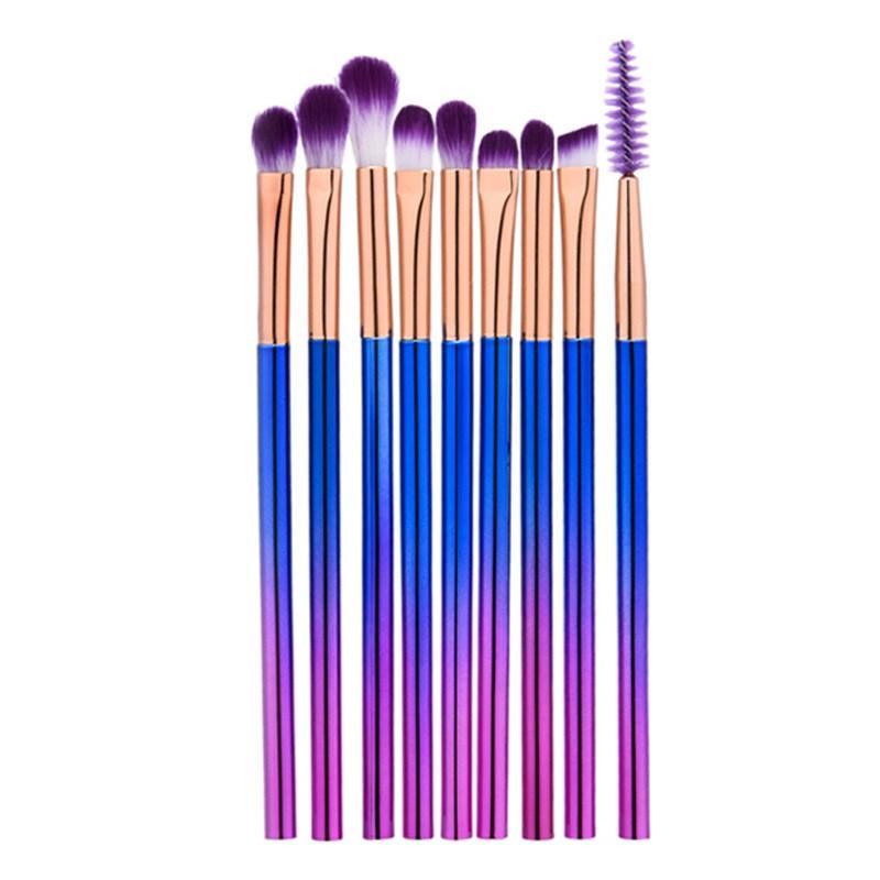 Purple Foundation Makeup Brushes