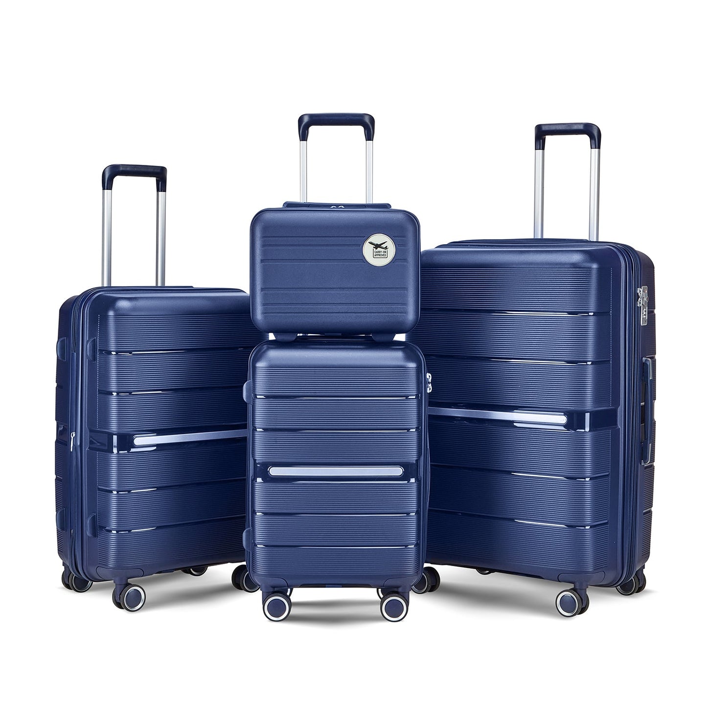 Luggage Sets 4 Piece(14/20/24/28) PP Lightweight & Durable Expandable