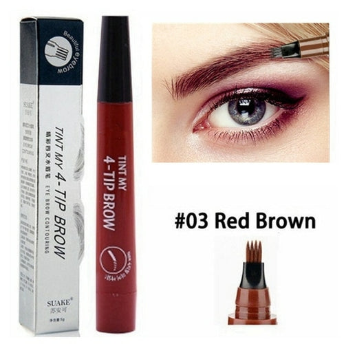 4 Point Eyebrow Pencil Maquillajes Para Mujer Waterproof Liquid