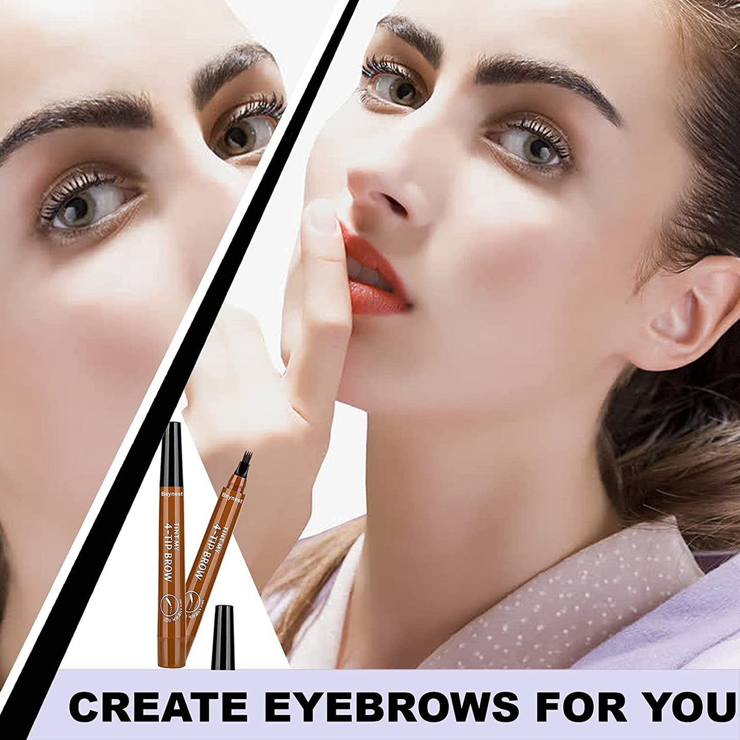 4 Point Eyebrow Pencil Maquillajes Para Mujer Waterproof Liquid