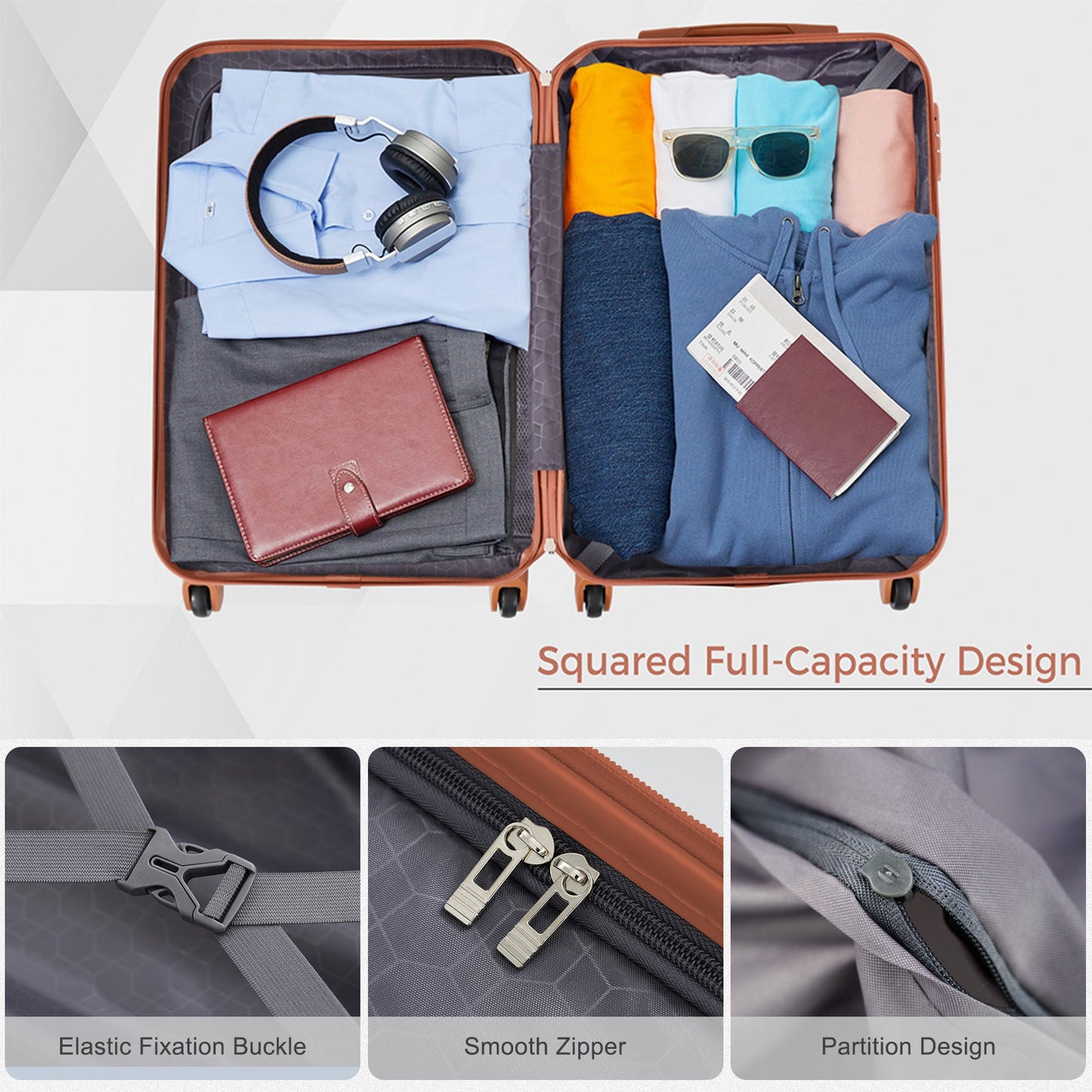 Luggage Sets New Model ABS Hardshell 3pcs Clearance Luggage Hardside