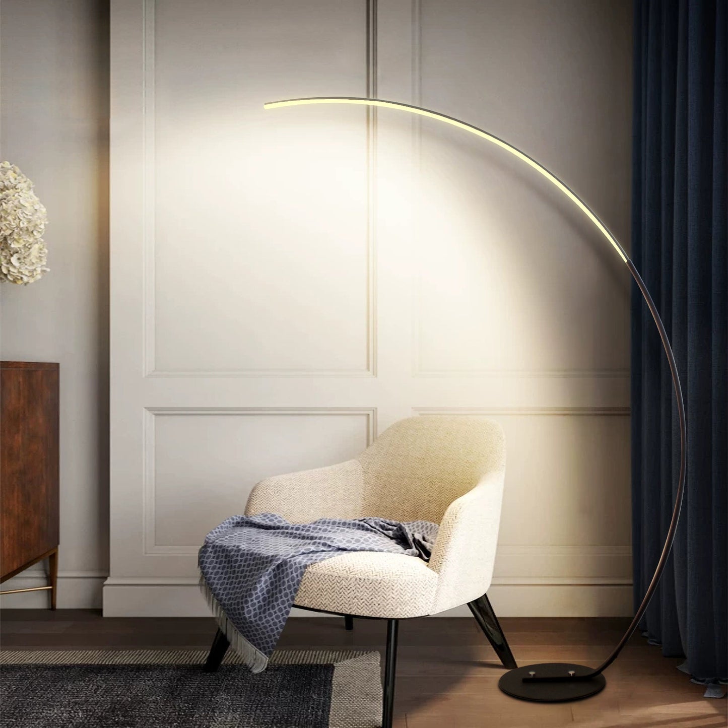 RGBW Modern Curve Floor Lamp | New Version