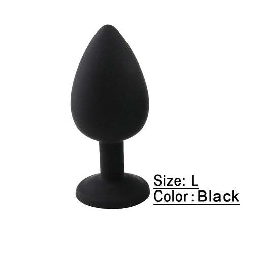 3 Size Silicone Butt Plug Anal Plug Prostate Massage Stimulator Anal