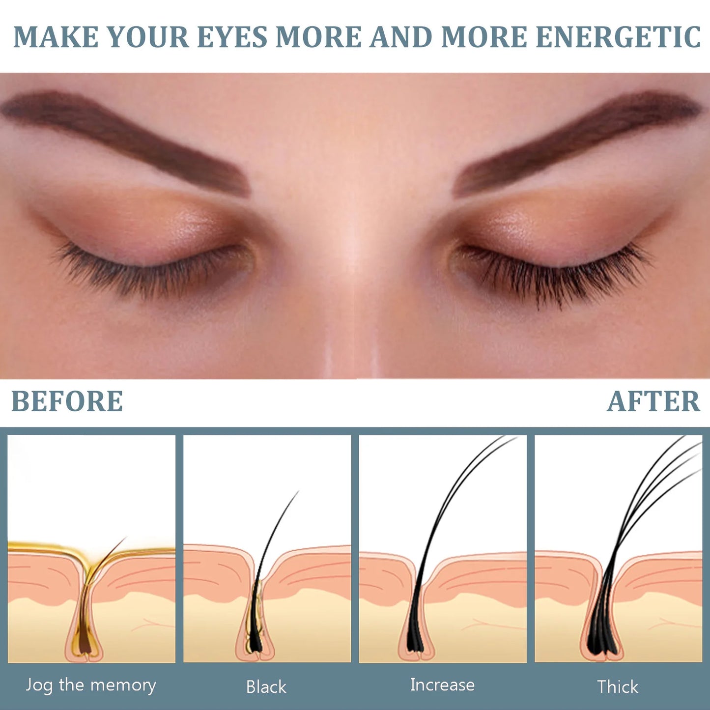 EELHOE Eyelash Enhancer Serum Lengthening Eyelashes Repair Strengthen