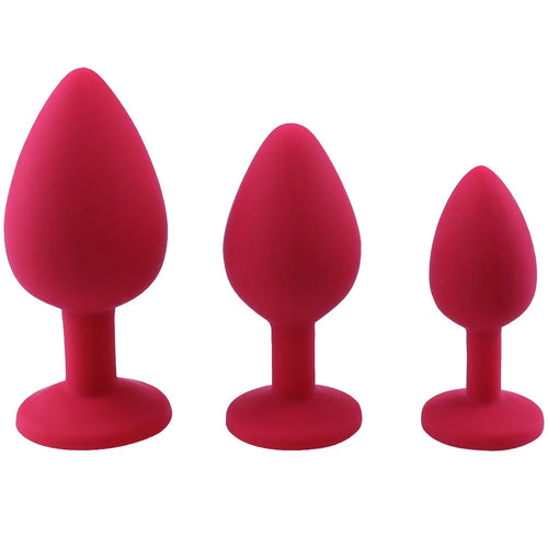 3 Size Silicone Butt Plug Anal Plug Prostate Massage Stimulator Anal