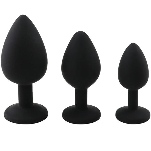 3 Size Silicone Butt Plug Anal Plug Prostate Massage Stimulator Anal