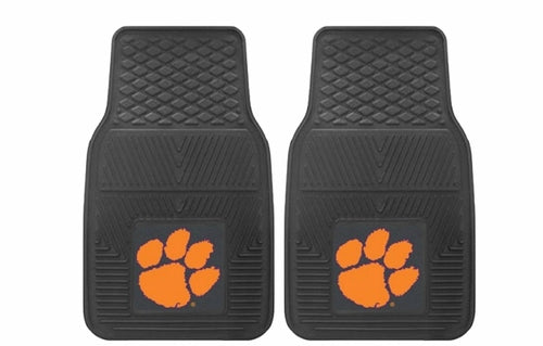 NCAA 2-PC VINYL CAR MAT SET