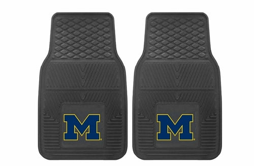 NCAA 2-PC VINYL CAR MAT SET