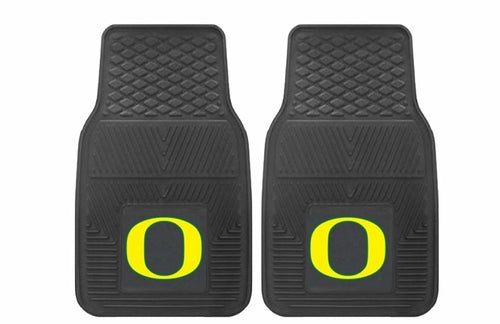 NCAA 2-PC VINYL CAR MAT SET