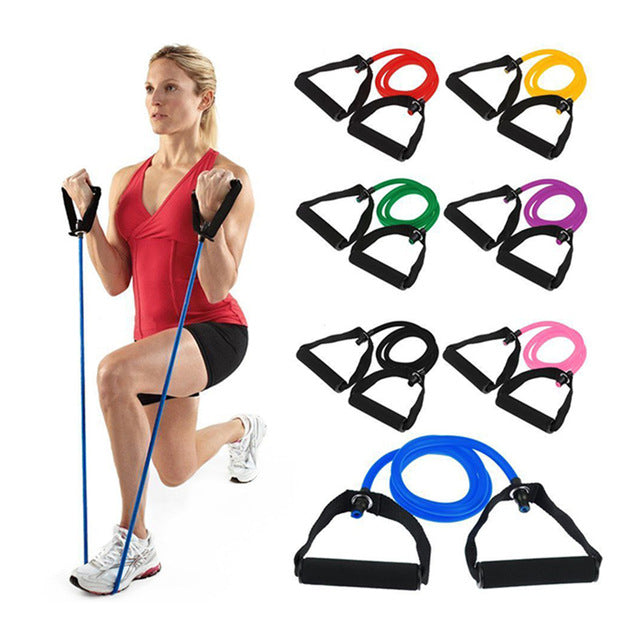 Fitness Rope Exercise Tubes Rubber Elastic