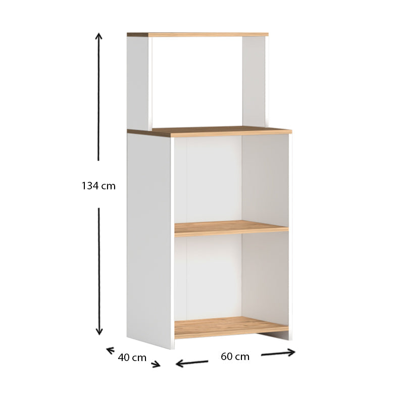 Kitchen Furniture CHARMANT White - Pine 60x40x134cm