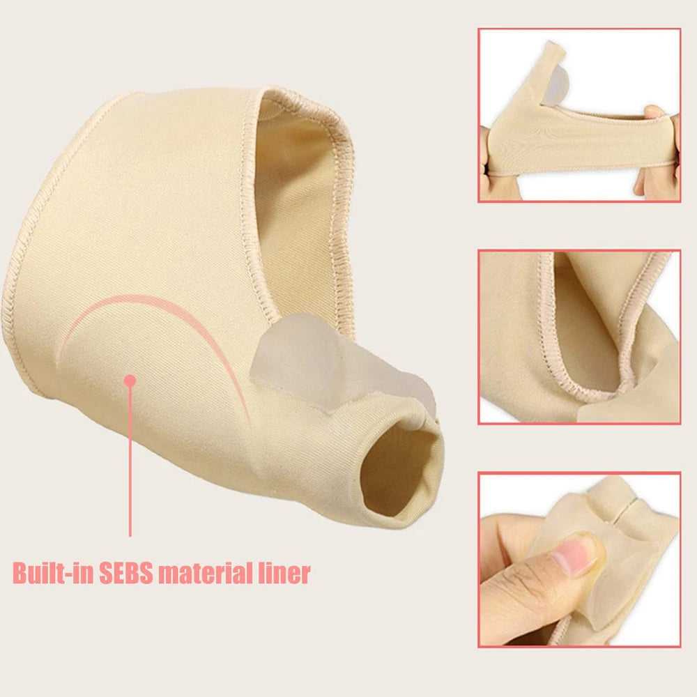 1Pair Toe Separator Bunion Corrector Toe Brace Orthopedic Hallux