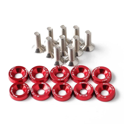 Aluminum Fender Washers Bolt Fender Washer License Plate Bolts M6x20