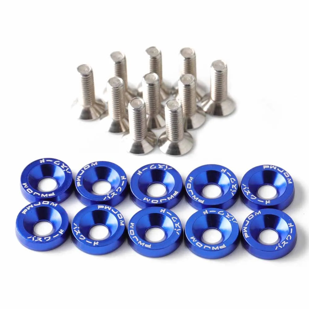 Aluminum Fender Washers Bolt Fender Washer License Plate Bolts M6x20