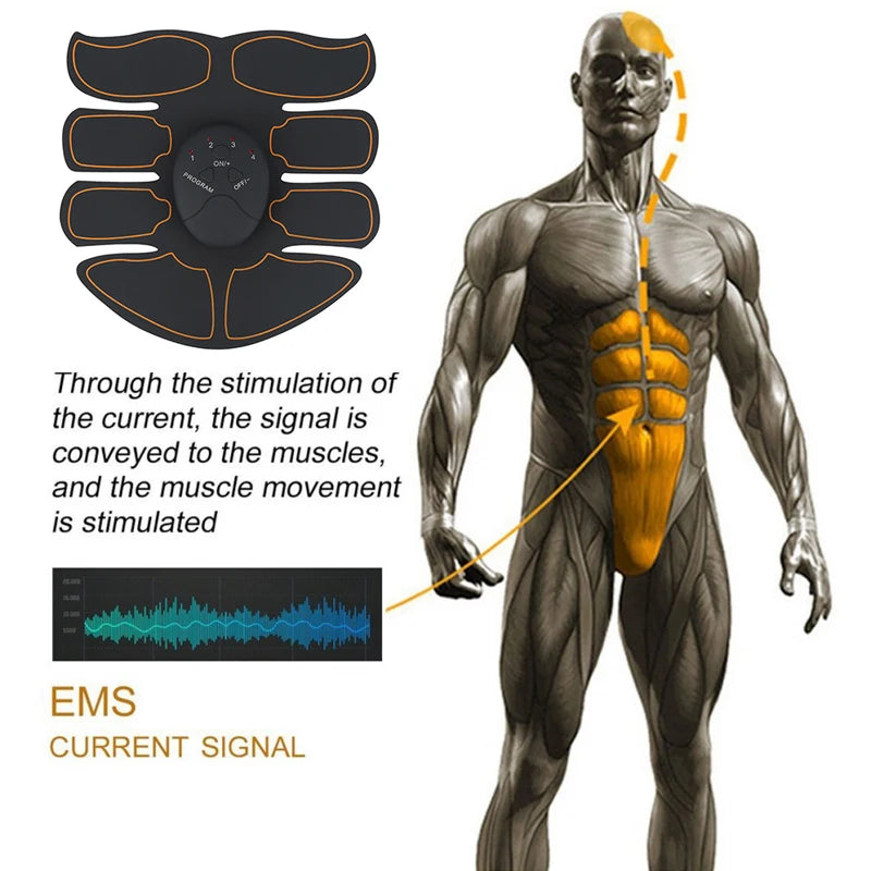 Electric Muscle Stimulator EMS Wireless Buttocks Hip Trainer Abdominal