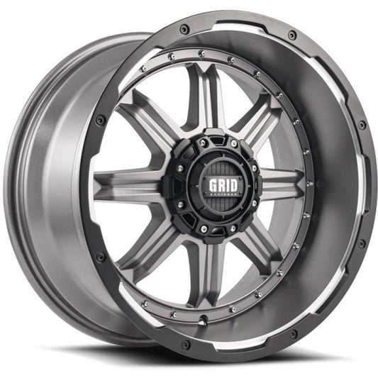 Grid Wheels 12955A1 20 in. Dia. x 9 in. GD10 0 mm Offset, 5 x 150