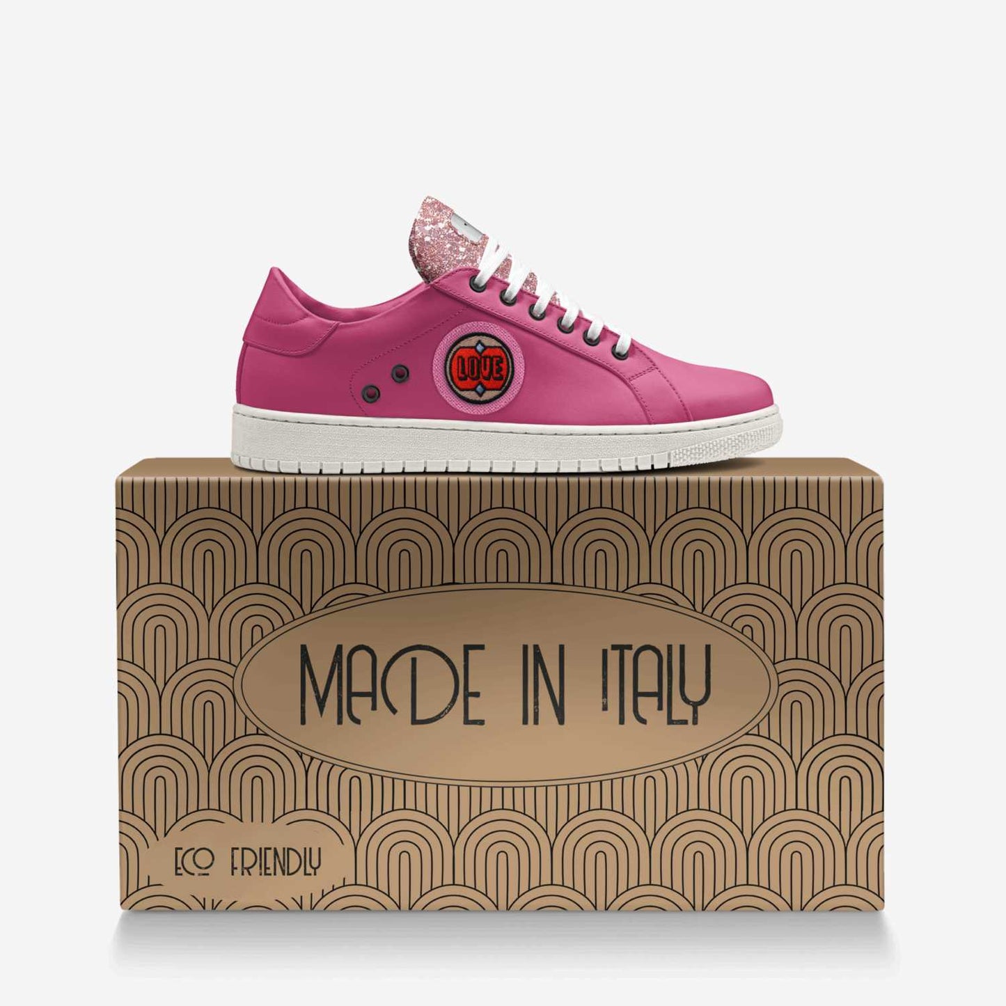 Pink Aki Classic Eco Vintage Low Top