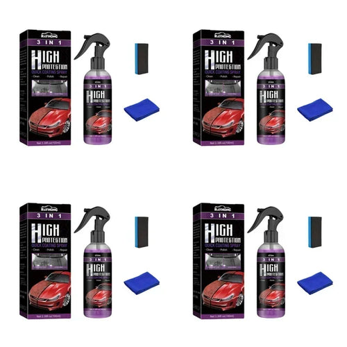 3 in 1 High Protection Quick Ceramic Coating Nano Spray Car Coating