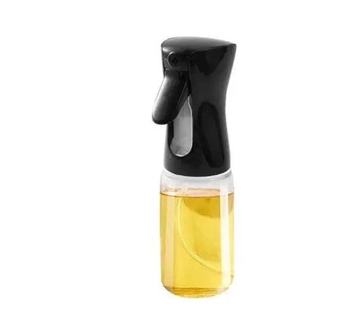 1pc Black/White Kitchen Oil Bottle Cooking Oil Spray 200ml Pneumatic