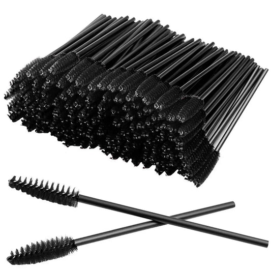 50/100Pcs Makeup Brushes Disposable Eyebrow Brush Mascara Wand