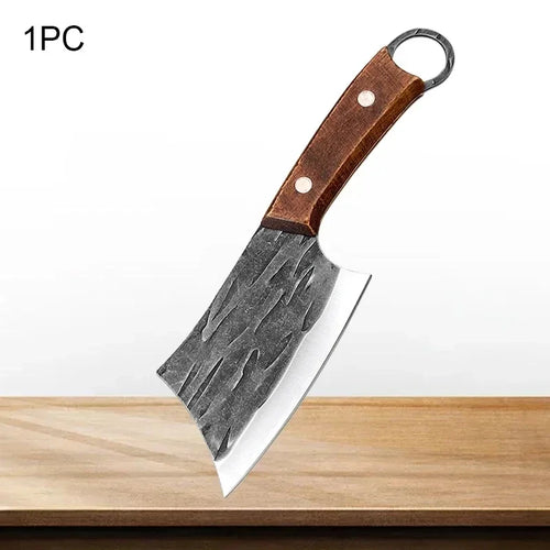 Hande Forged Stainless Steel Kitchen Chopper Cleaver Butcher Knife