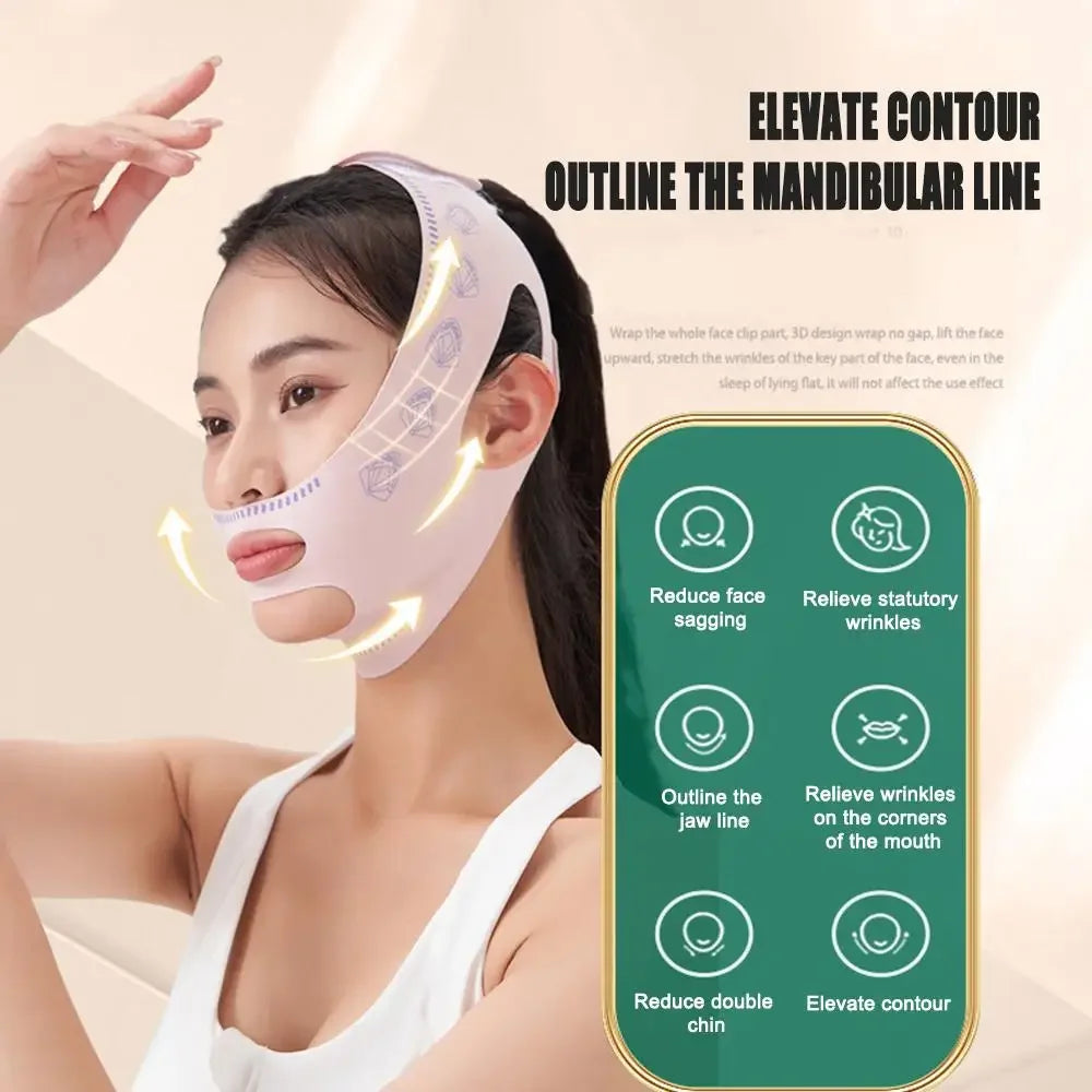 Chin Cheek Slimming Bandage V Shaper V Line Lifting Mask Face Lifting