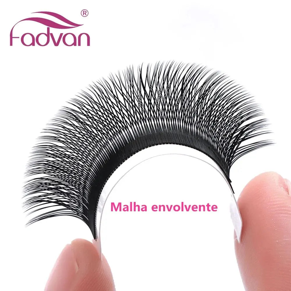 FADVAN YY Shape Lashes 2D 0.07 Faux Mink C/D/8-14mm Natural Soft