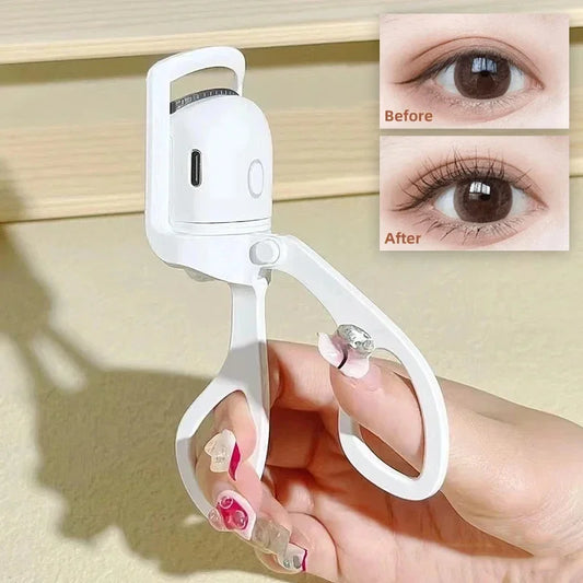 Heated Eyelashes Curler, USB Rechargeable Electric Eyelash Curlers