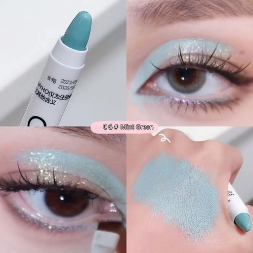 Lying Silkworm Pen Monochrome Brightening Highlight with Flash Eye