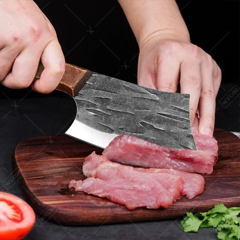 Stainless Steel Boning Knife Handmade Forged Chopper Fruit Peeler Meat