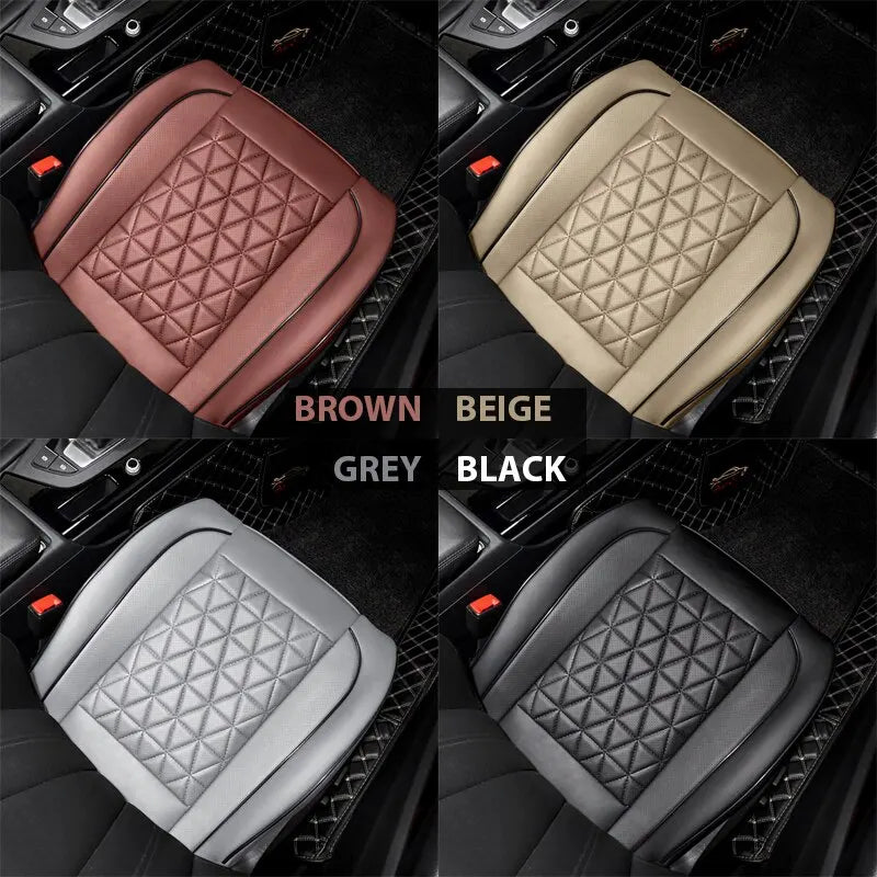 Car Seat Covers Cushion for Cars Trucks SUV Double Stitch Faux Leather