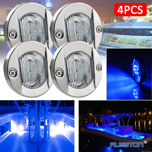 6 LED Deck Courtesy Lights DC 12V LED Stern Light Anchor Navigation