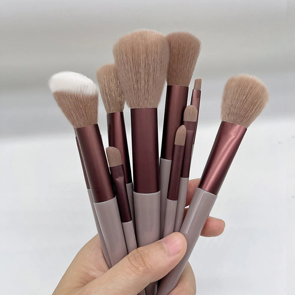 13 PCS Makeup Brushes Set Eye Shadow Foundation Women Cosmetic Brush