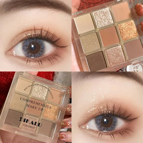 DIKALU Spring And Summer New Eyeshadow Palette Oh Rosy Nine Palace