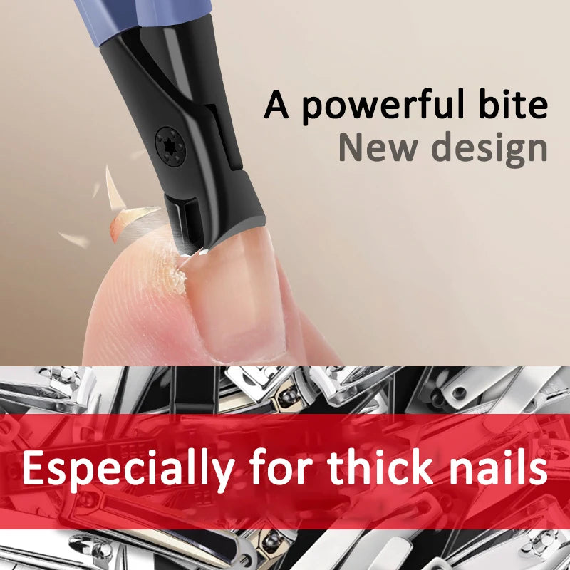 Professional 2023 New Anti-splash Nail Thick Clippers Hard Nail Single