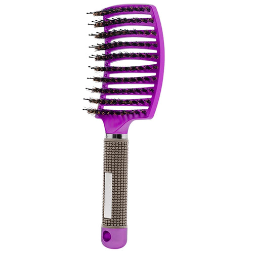 Magic Demelant Brush Bristle Nylon Massage Hairbrush Wet Curly