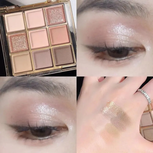 DIKALU Spring And Summer New Eyeshadow Palette Oh Rosy Nine Palace