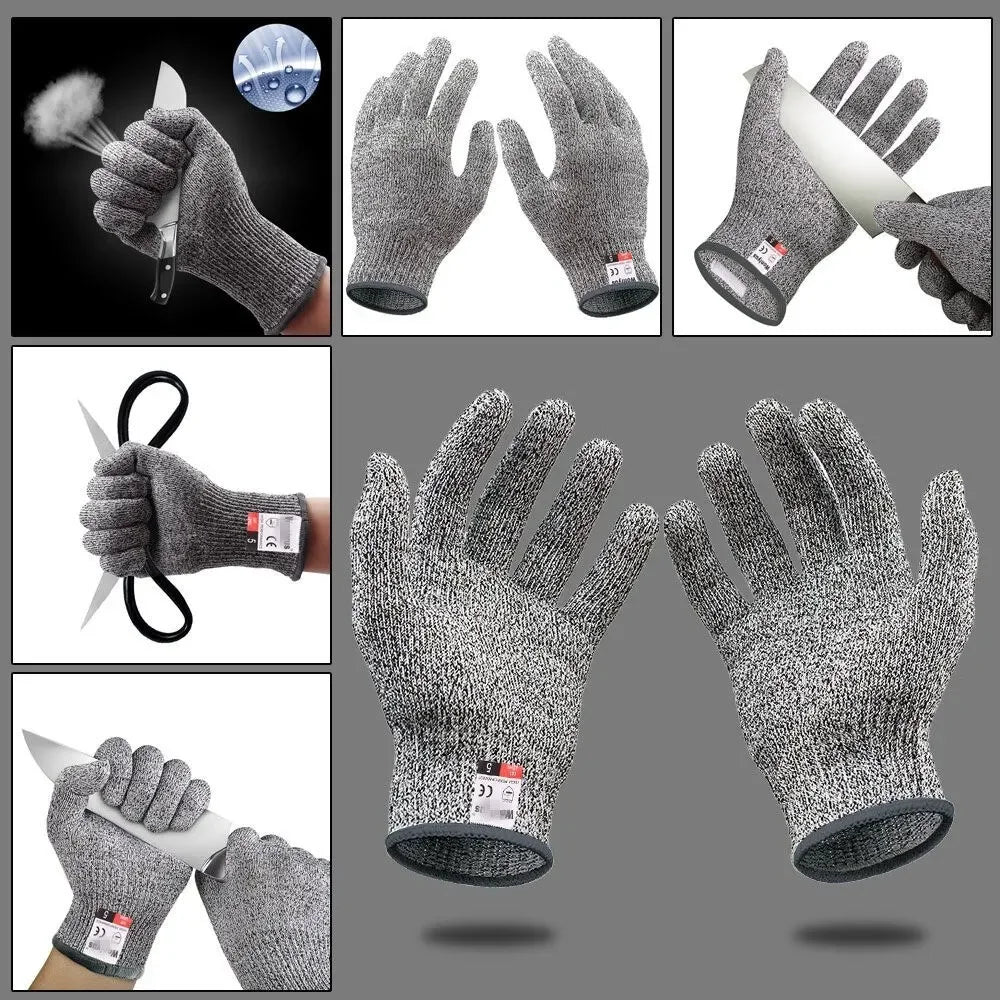 HPPE Level 5 Safety Anti Cut Gloves High-strength Industry Kitchen