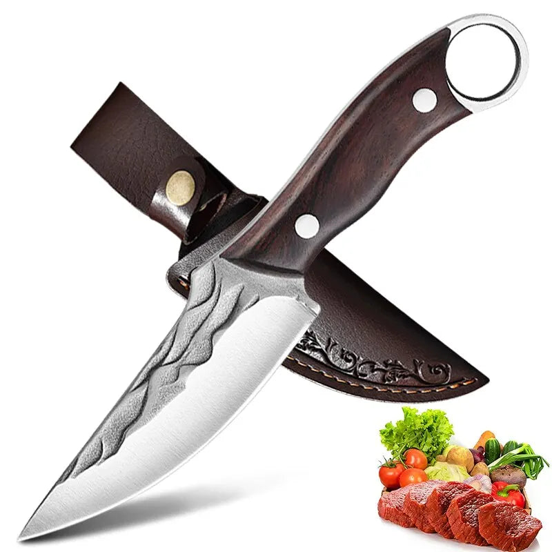 Srainless Steel Kitchen Knife Boning Knife Chef Knife Handmade Forged