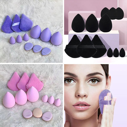 12pcs Small, Medium and Large Combination Set Makeup Puff Essential