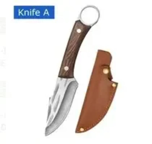 Stainless Steel Boning Knife Meat Cleaver Kitchen Knife Handmade