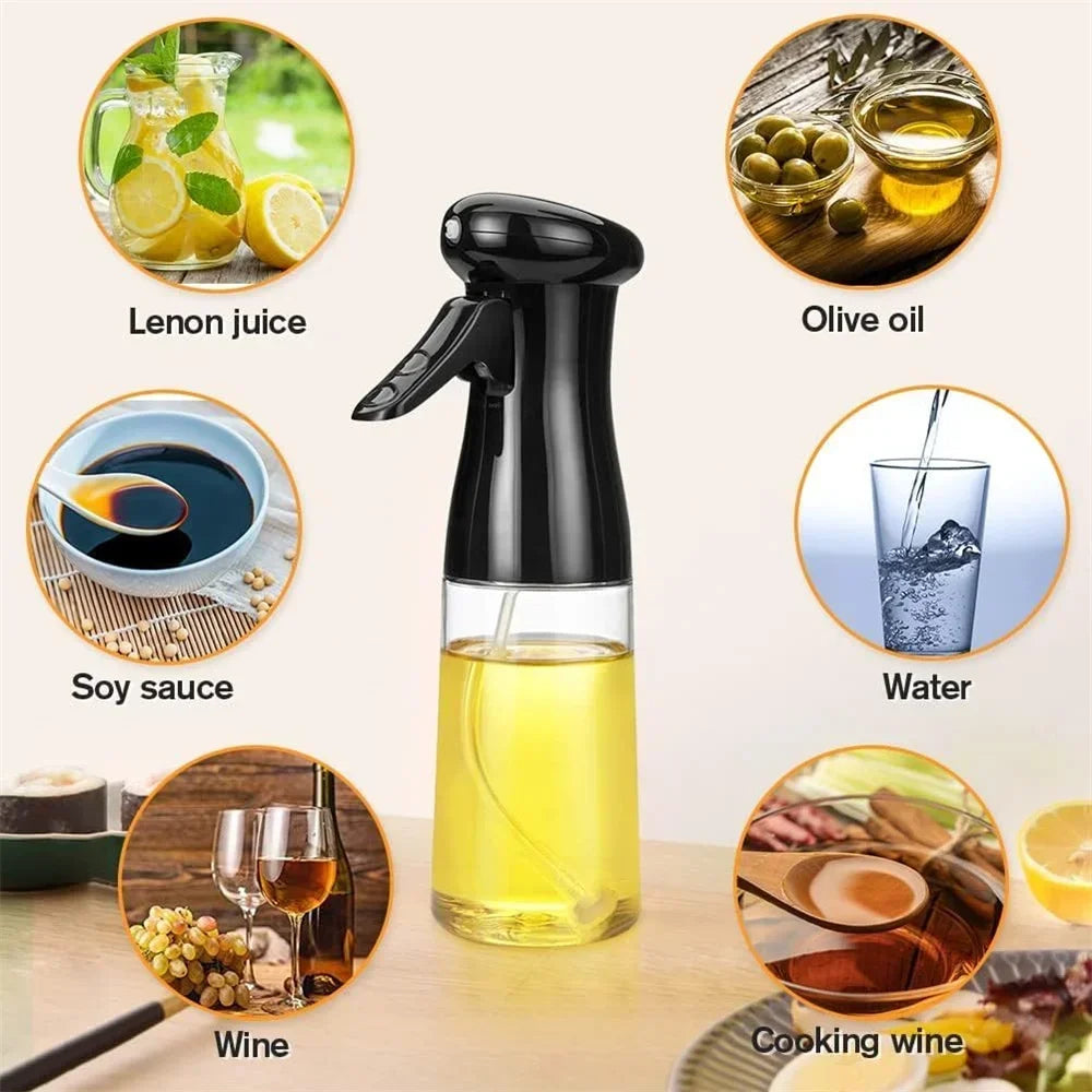 200/300ml Oil Spray Sprayer Bottle for Cooking Kitchen Olive Oil