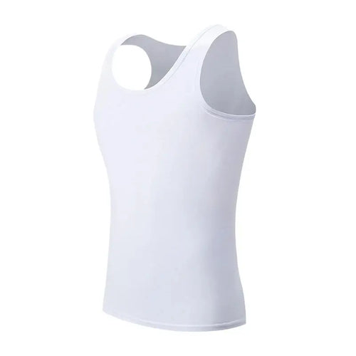 Four Seasons Men Pure Cotton Vest Youth Fit Sports Fitness Middle-aged