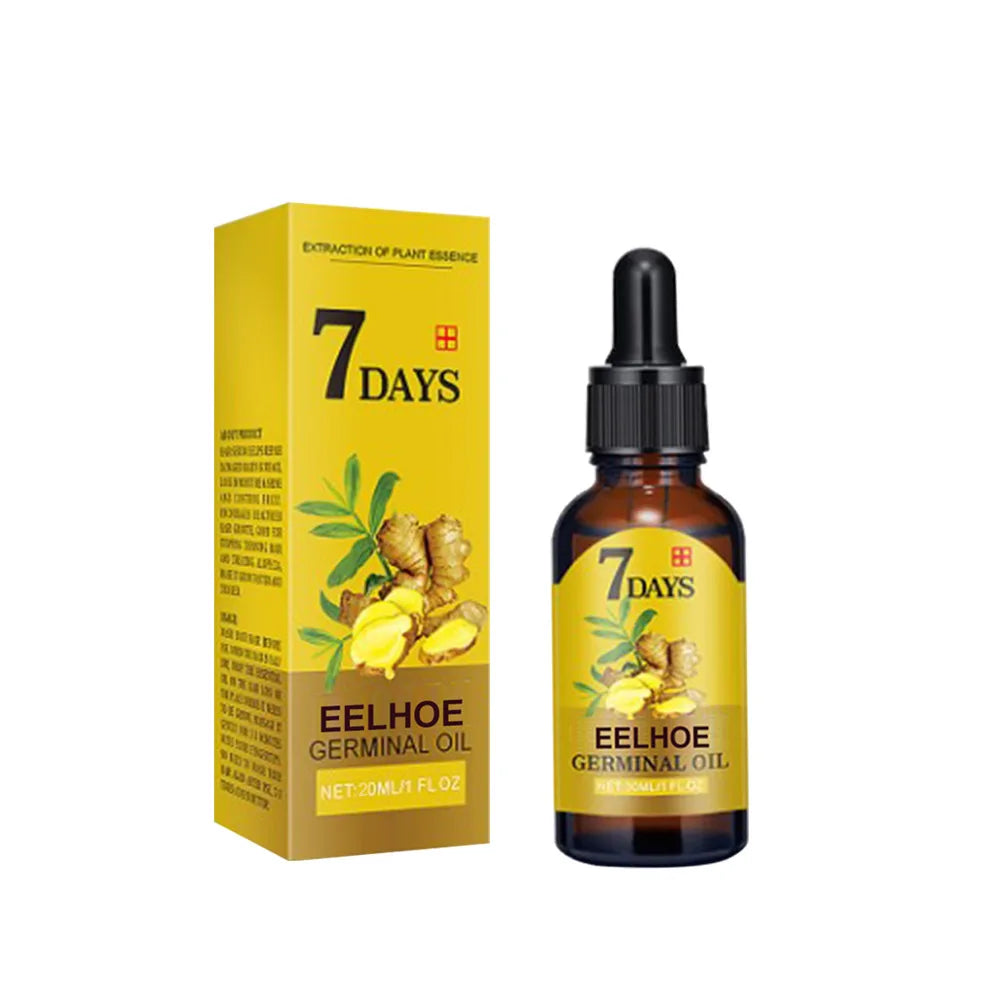 EELHOE Ginger Hair Growth Oil Natural Essentail Anti-Hair Loss