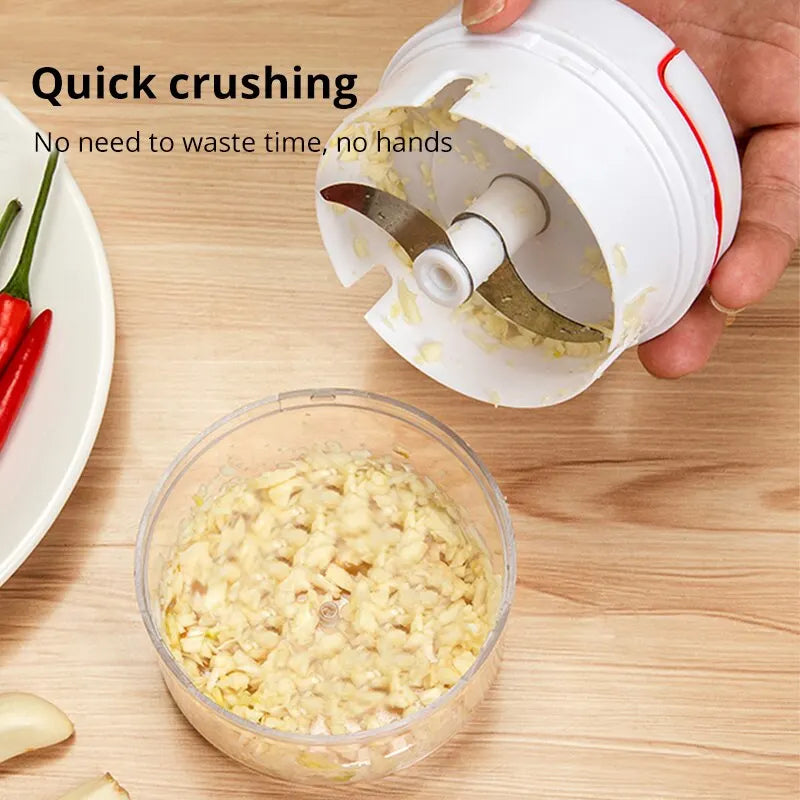 1pc Multi-Function Hand Pull Garlic Press Masher Household Durable