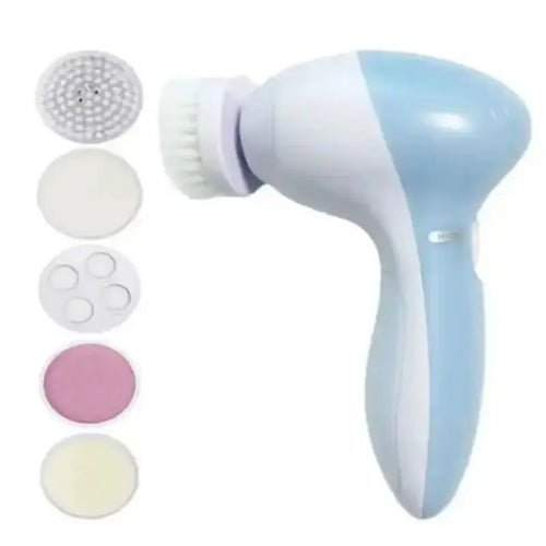 Electric Facial Cleaner 5 IN 1 Face Cleansing Brush Wash Machine Spa